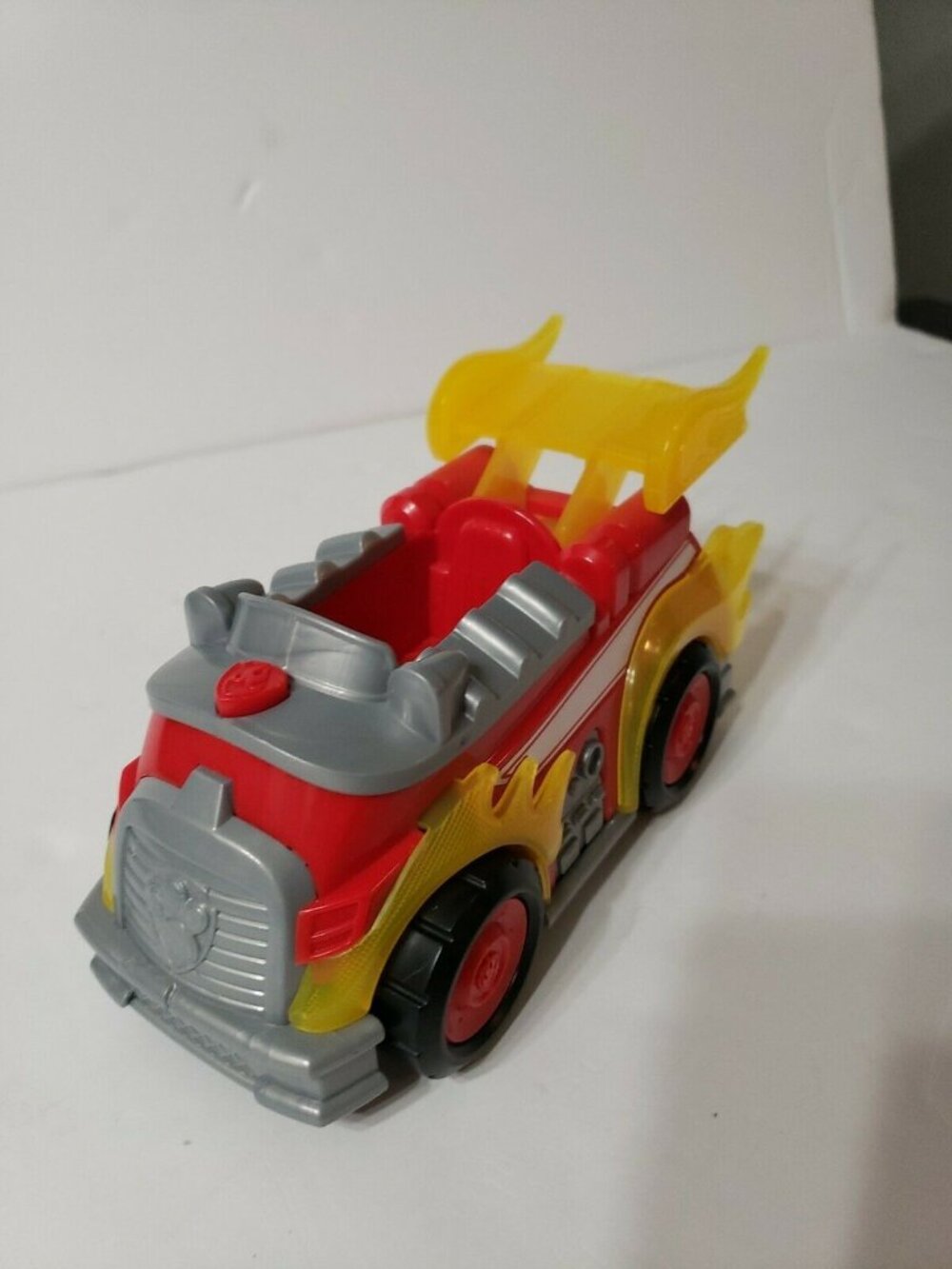 Paw Patrol Mighty Pups Super Paws Marshall Light Up Fire Truck Vehicle